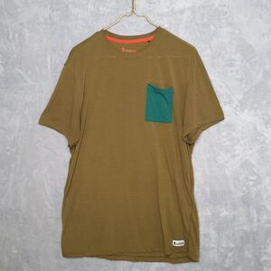 COTOPAXI Multi Brown Paseo Travel Pocket T-Shirt Size XL Anti-Odor Crew Neck